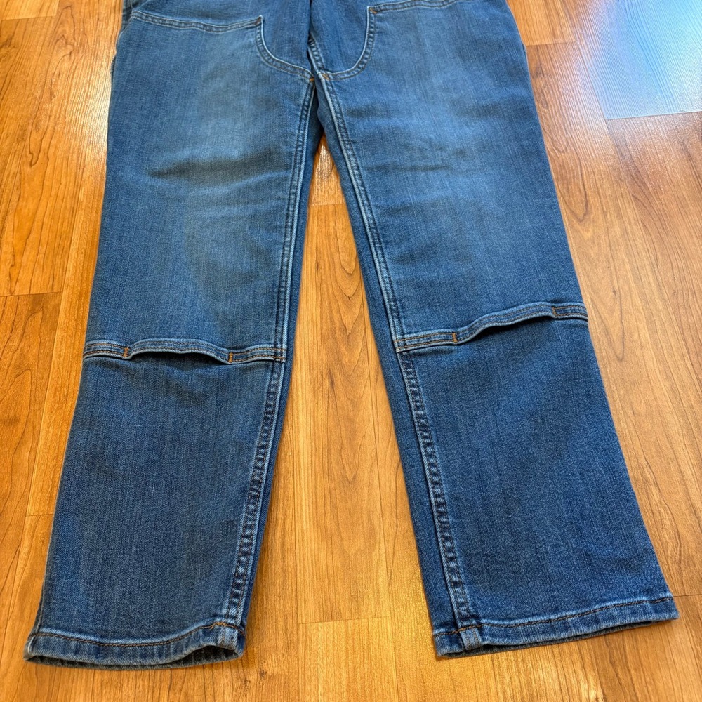 Carhartt Relaxed Fit Double Front Utility Jeans Denim 105110-H97 Womens 8 Short - Picture 3 of 10